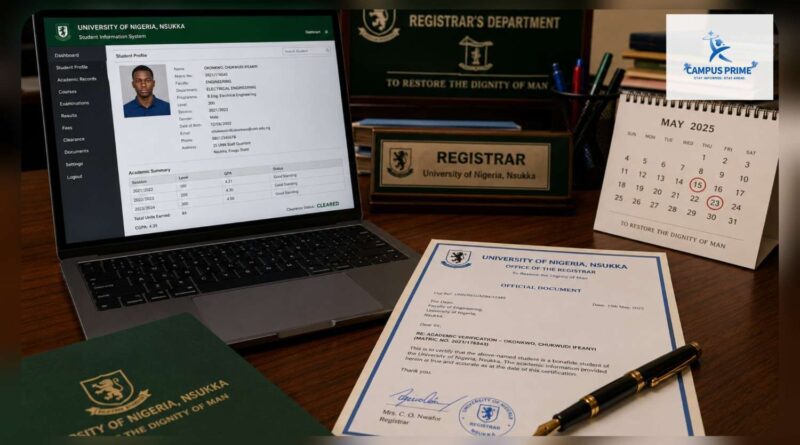 UNN Admission Deferment Guide official application instructions and document verification steps for students.