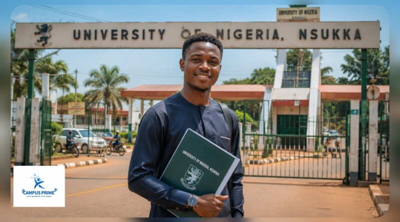 UNN admission requirements portal checklist for undergraduate aspirants