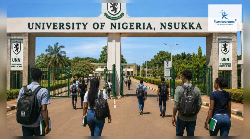 UNN Post UTME Eligibility official registration criteria and screening guidelines manual.